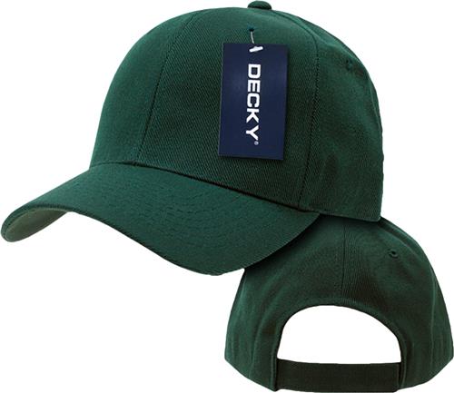 Decky Deluxe 6-panel Baseball Caps. Embroidery is available on this item.