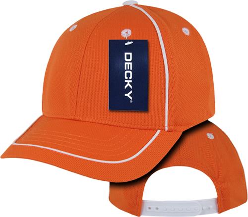 Decky Performance Mesh Piped 6-panel Caps
