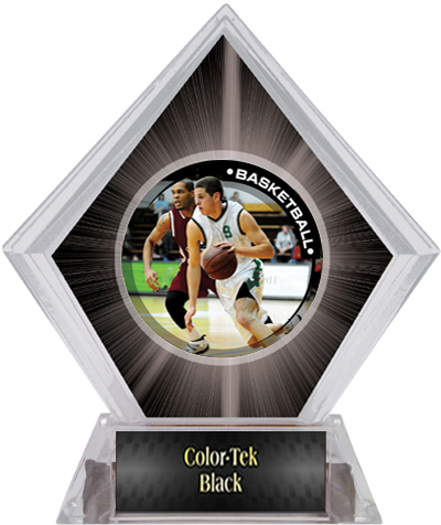 P.R. Male Basketball Black Diamond Ice Trophy. Personalization is available on this item.