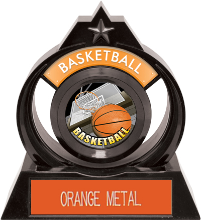 Hasty Awards Eclipse 6" HD Basketball Trophy. Engraving is available on this item.