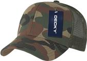 Decky Cotton Curve Bill Trucker Caps