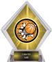 Bust-Out Basketball Yellow Diamond Ice Trophy