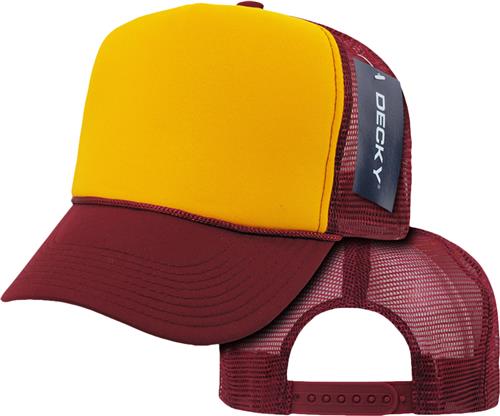 Decky Industrial Foam Mesh Cap 5-Panel 212. Embroidery is available on this item.