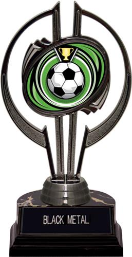 Awards Black Hurricane 7" Eclipse Soccer Trophy. Engraving is available on this item.