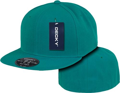 Decky Retro 6-panel Fitted Baseball Caps. Embroidery is available on this item.