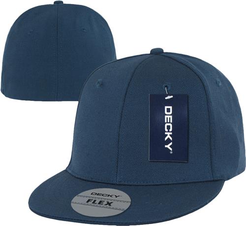 Decky Flat Bill 6-Panel Flex Baseball Caps. Embroidery is available on this item.
