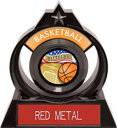 Hasty Award Eclipse 6" Americana Basketball Trophy. Engraving is available on this item.