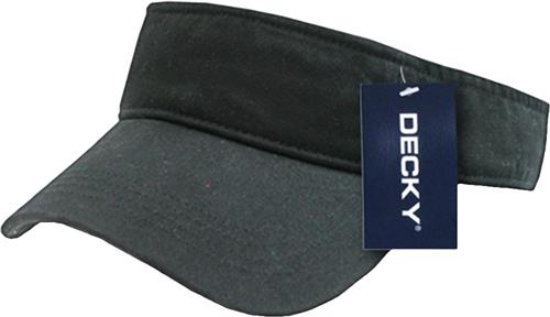 Decky Polo Visors. Embroidery is available on this item.