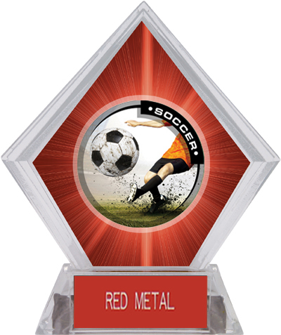 Awards P.R. Male Soccer Red Diamond Ice Trophy