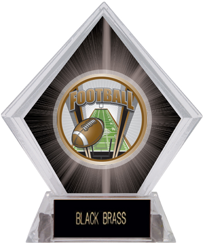 ProSport Football Black Diamond Ice Trophy. Engraving is available on this item.