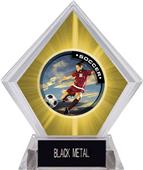 P.R. Female Soccer Yellow Diamond Ice Trophy P.R. Female Soccer Yellow Diamond Ice Trophy