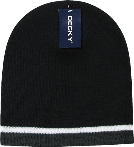 Decky Double Striped Beanies