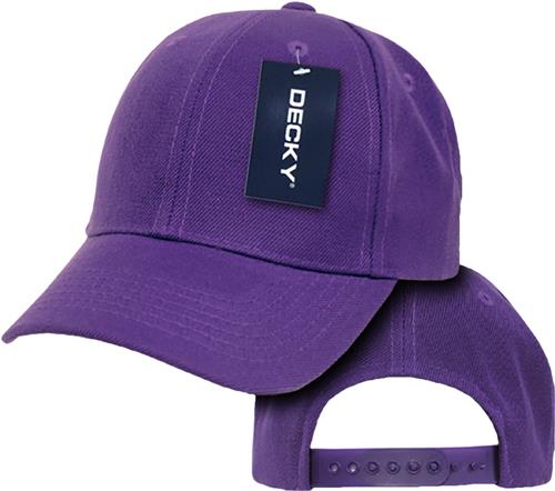 Decky Youth Pro Style Acrylic 6-panel Basebal Caps. Embroidery is available on this item.