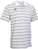 Mens Wicking 3-Button Golf Stripe Polo CO Mens Wicking 3-Button Golf Stripe Polo CO