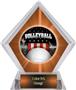 Award Patriot Volleyball Orange Diamond Ice Trophy