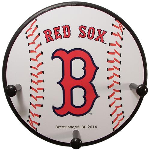 Bretthand Boston Red Sox 3-Peg Wall Rack