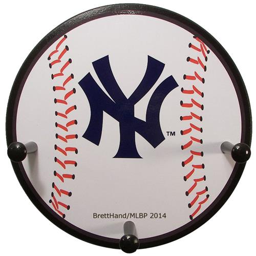 Bretthand New York Yankees 3-Peg Wall Rack