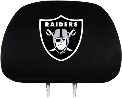 NFL Oakland Raiders Headrest Covers - Set of 2