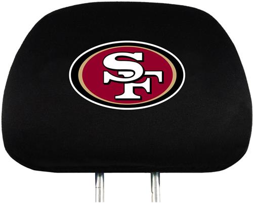 NFL San Francisco 49ers Headrest Covers - Set of 2