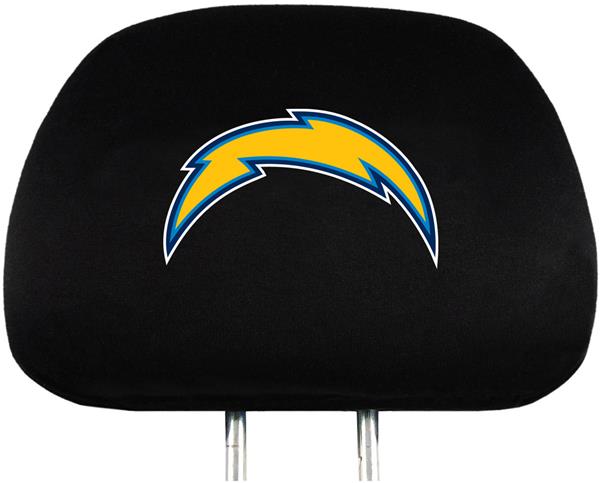 NFL L.A. Chargers Headrest Covers - Set of 2