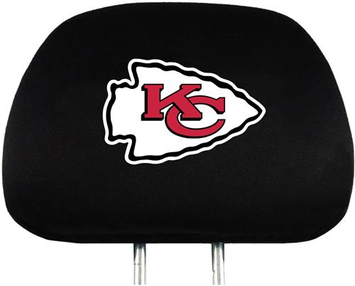 NFL Kansas City Chiefs Headrest Covers - Set of 2