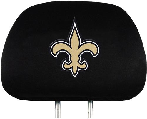 NFL New Orleans Saints Headrest Covers - Set of 2