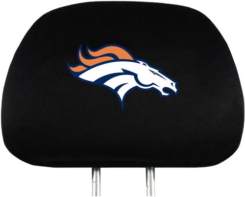 NFL Denver Broncos Headrest Covers - Set of 2