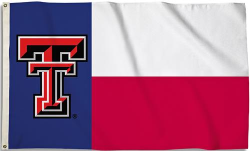 COLLEGIATE Texas Tech Motif 3' x 5' Flag w/Grommet