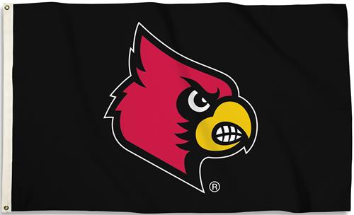 COLLEGIATE Louisville 3' x 5' Flag w/Grommets
