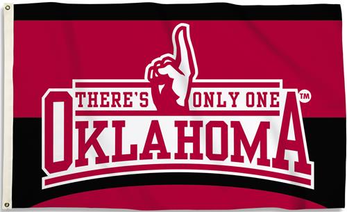 COLLEGIATE Oklahoma There Only One 3' x 5' Flag