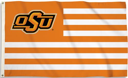 COLLEGIATE Oklahoma State Stripes 3' x 5' Flag