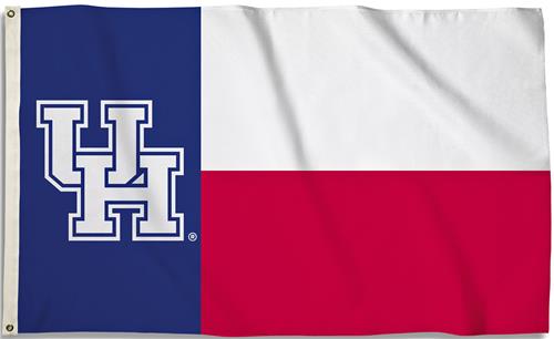 COLLEGIATE Houston Motif 3' x 5' Flag w/Grommets