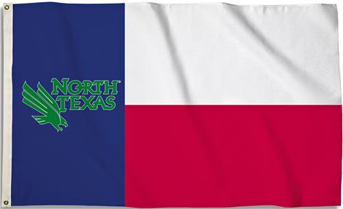 COLLEGIATE North Texas 3' x 5' Flag w/Grommets