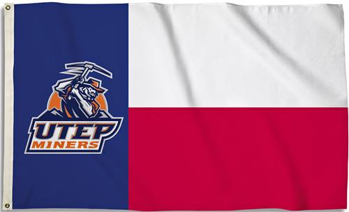 COLLEGIATE Texas El Paso 3' x 5' Flag w/Grommets