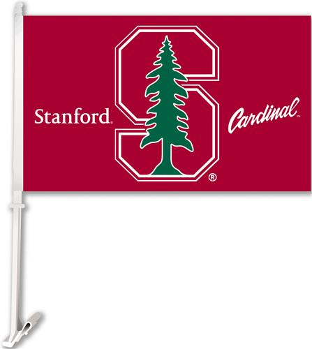COLLEGIATE Stanford 11" x 18" Car Flag