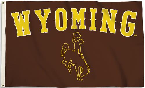 COLLEGIATE Wyoming 3' x 5' Flag w/Grommets