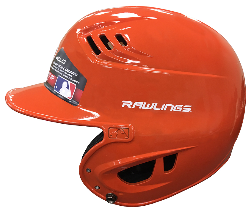 E109165 Rawlings Velo Metallic Baseball Batting Helmet