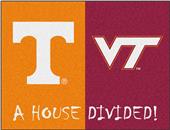 FanMats Tennessee/VirgininiaTech House Divided Mat