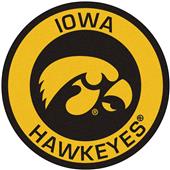 Fan Mats University of Iowa Roundel Mat