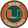 Fan Mats University of Miami Roundel Mat