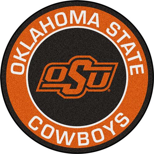 Fan Mats NCAA Oklahoma State Roundel Mat