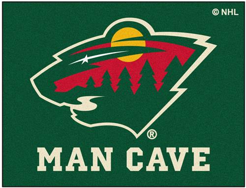 Fan Mats NHL Minnesota Wild Man Cave Tailgater Mat