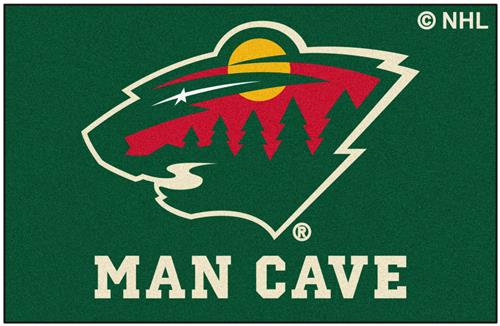Fan Mats NHL Minnesota Wild Man Cave Starter Mat