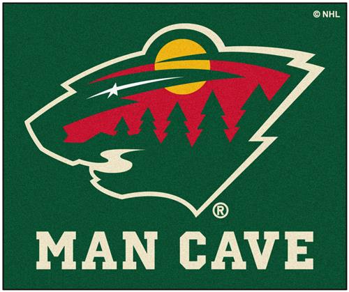 Fan Mats NHL Minnesota Wild Man Cave Tailgater Mat