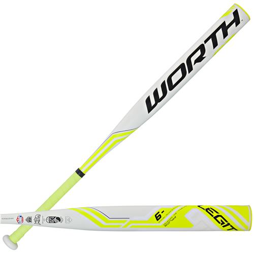 Worth Legit 1 Pc Composite Fastpitch Softball Bats. Free shipping and 365 day exchange policy.  Some exclusions apply.