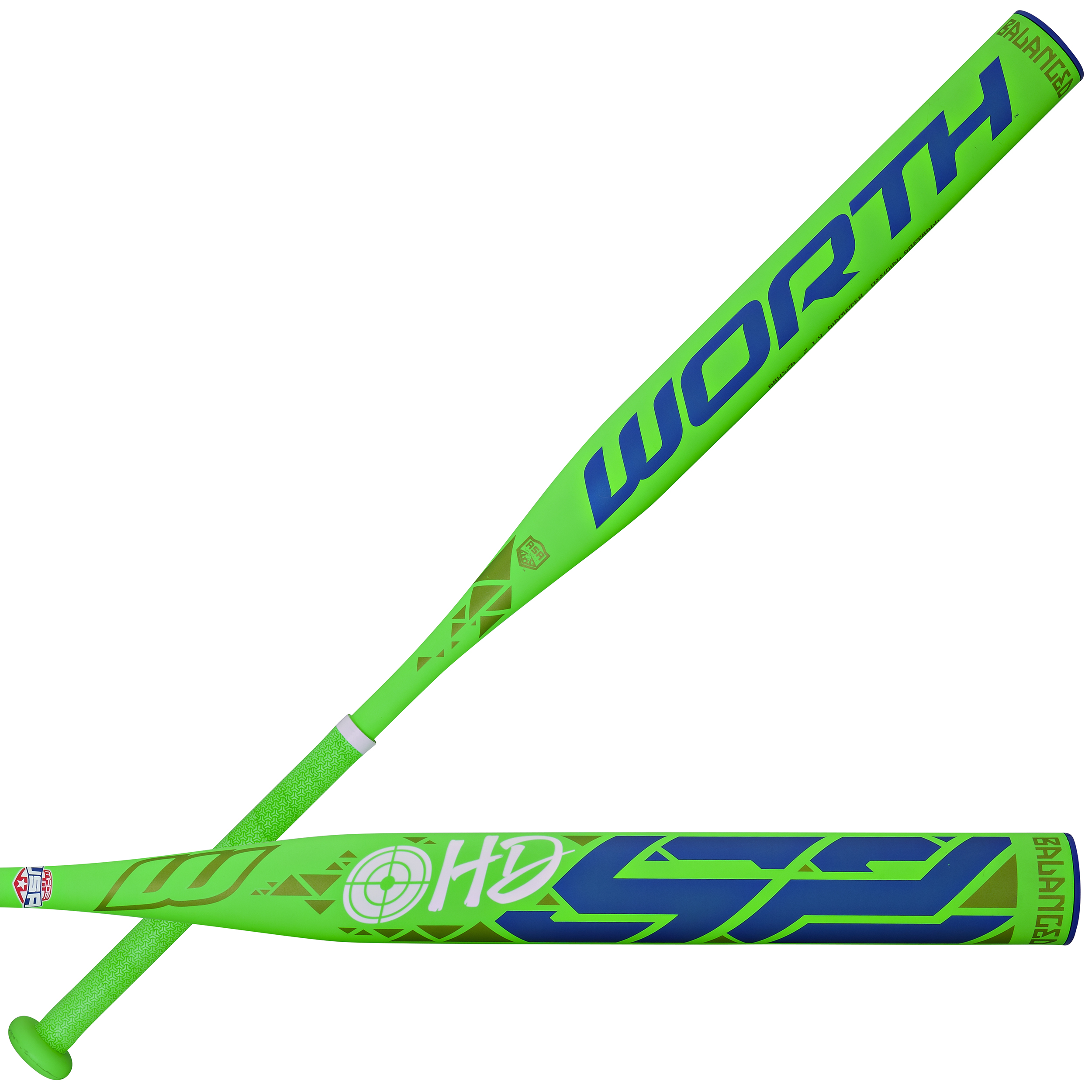 E109417 Worth HD52 Balanced Composite ASA Slowpitch Bat