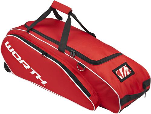 Worth Baseball Tournament Wheeled Equipment Bag. Embroidery is available on this item.