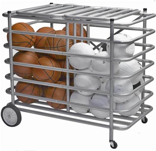 Tandem Sport Double-Sided Locking Ball Cage Cart
