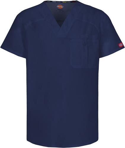 Dickies Mens V-Neck Scrub Tops. Embroidery is available on this item.