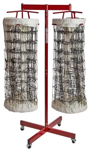 Tandem Sport Volleyball Double Net Storage Rack